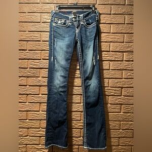 True Religion Dark Blue Boot Cut Jeans